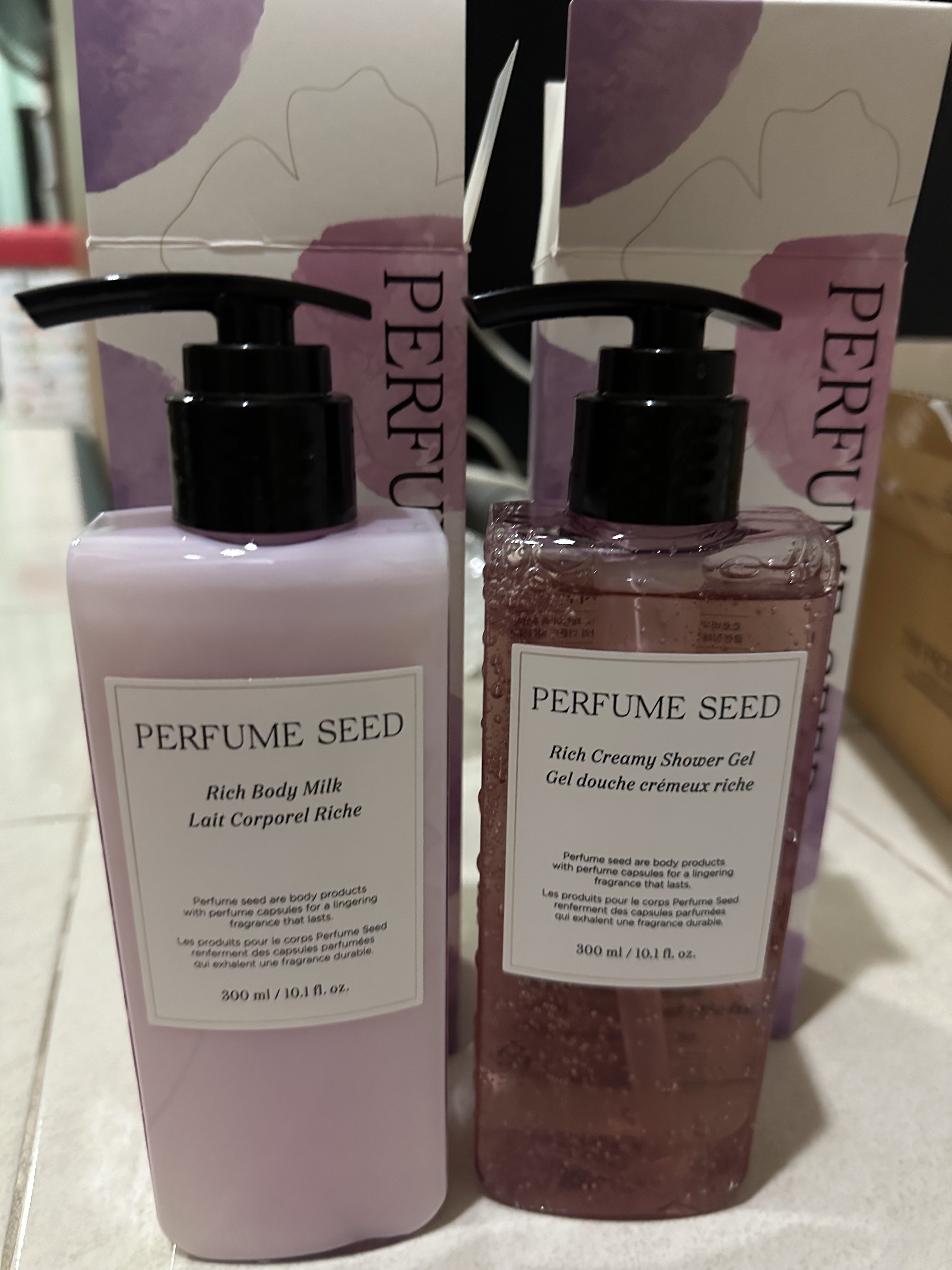 Perfume seed rich creamy shower online gel