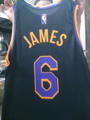 LeBron James #6 Jersey - LA Dodgers Black - Scesy