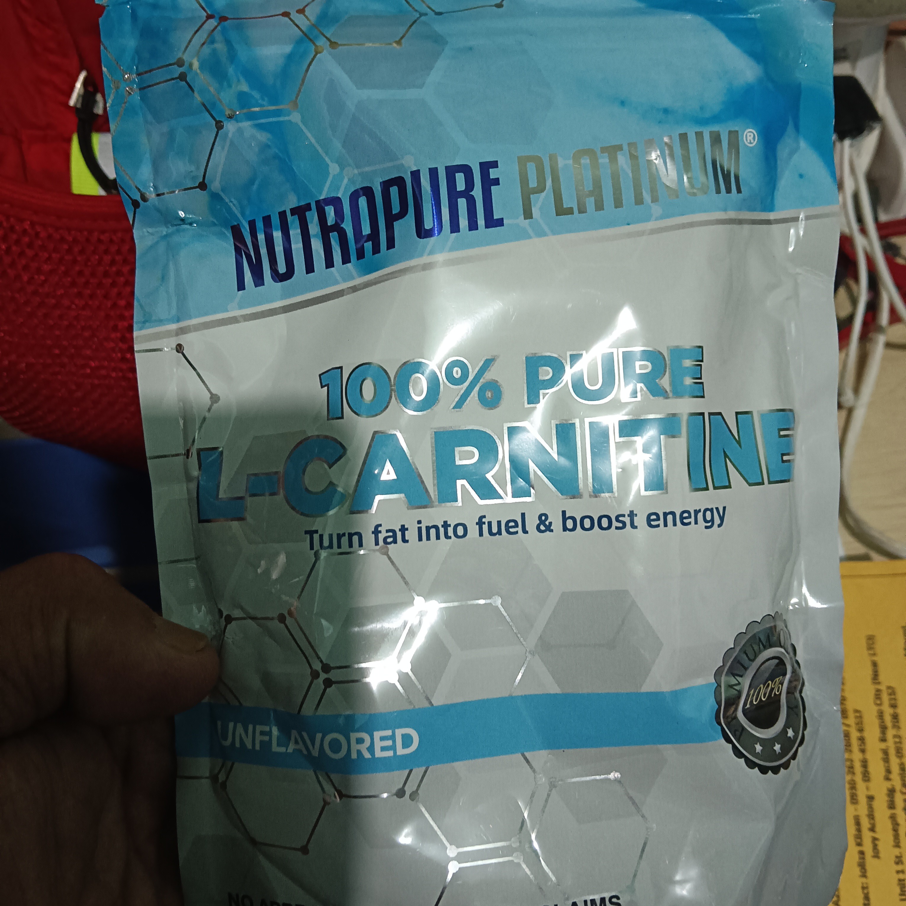 Nutrapure Platinum L-Carnitine | Turn Fat in Fuel & Boost Energy Powder  Formulation Supplement - Lazada | Lazada PH