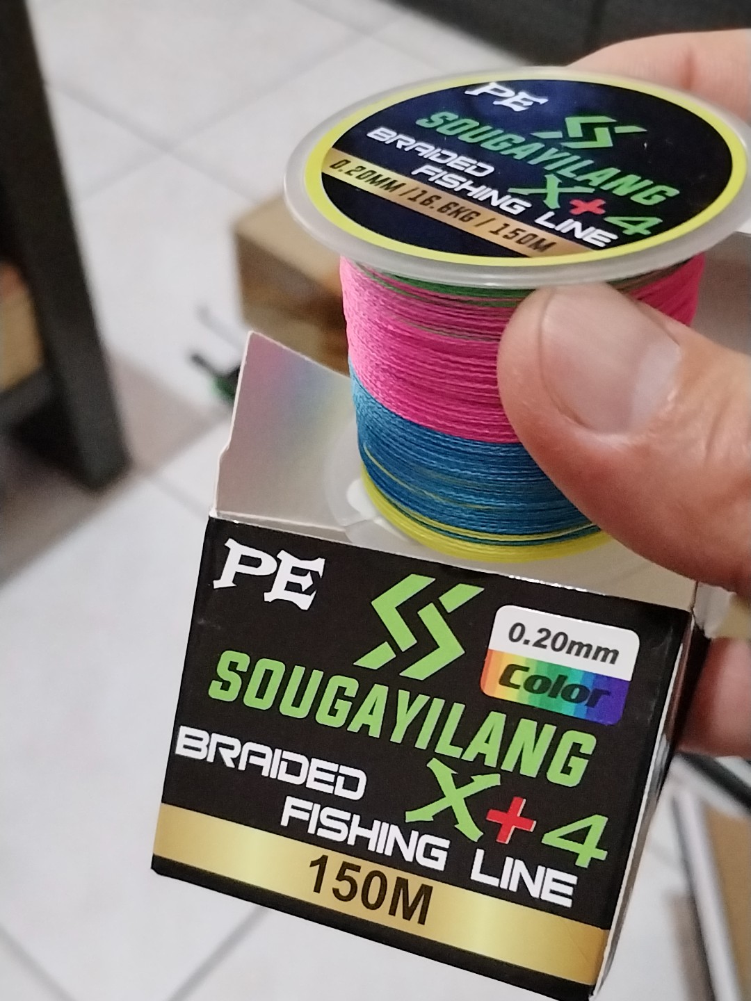 Malaysia 150M Fishing Line X+4 Strand PE Braided Fishing Line Multicolor /  Blue /Green 0.10MM-0.40MM 12.3-55.8LB Line for Freshwater Saltwater Super  Strong PE Fishing Wire.