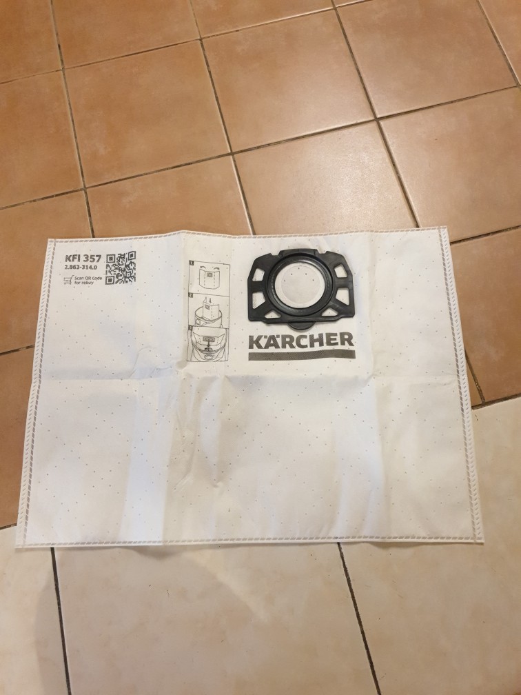 Karcher Fleece Filter Bag KFI 357 (4pcs/Box) for WD 3 V 17/4/20