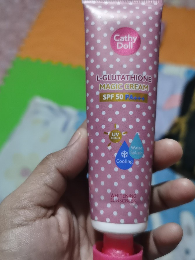 american remedies glutathione CATHY DOLL, L-Glutathione Magic Cream SPF50 8ml main image 1