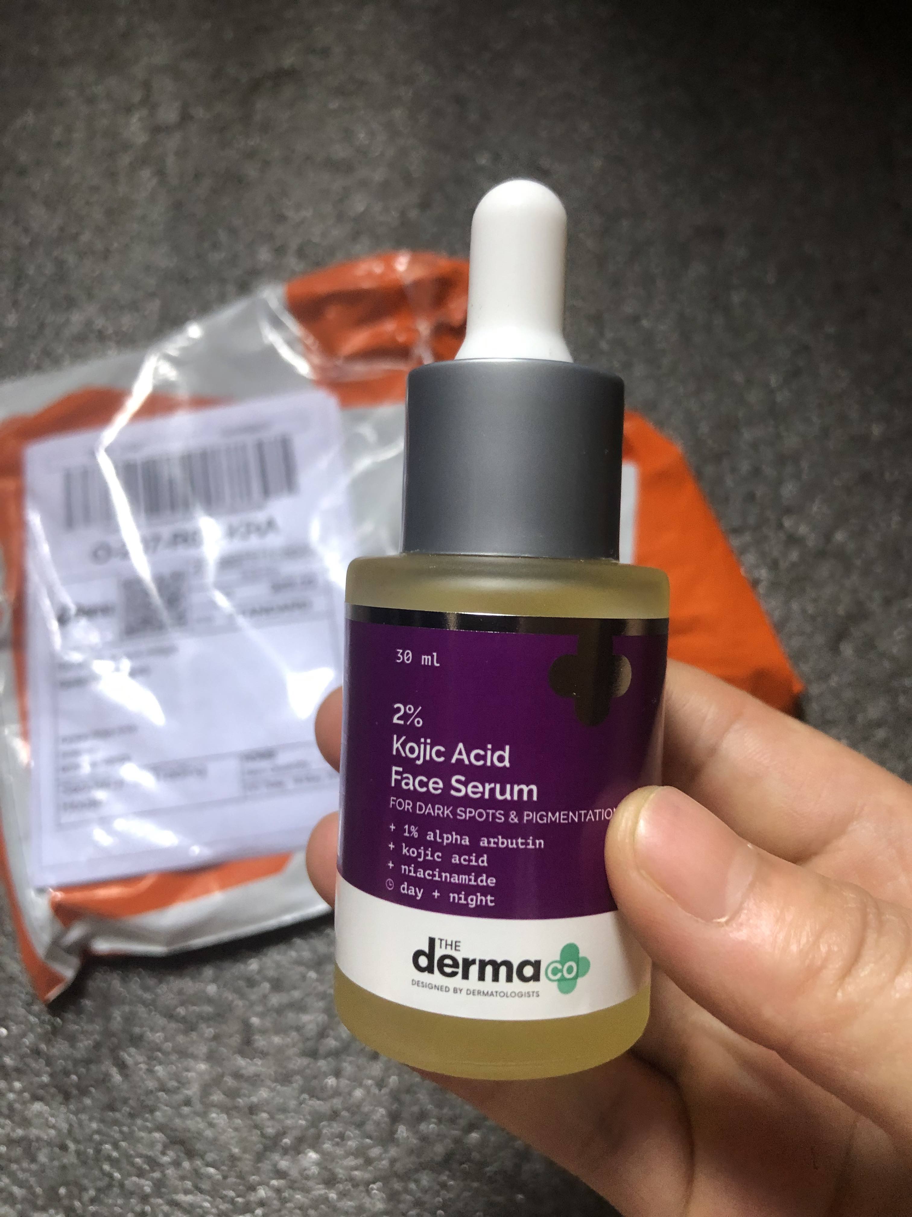 Sérum Visage Derma Co 2% Acide Kojique - Anti-taches, 10 Ml, Valable Jusqu'en 2027 !