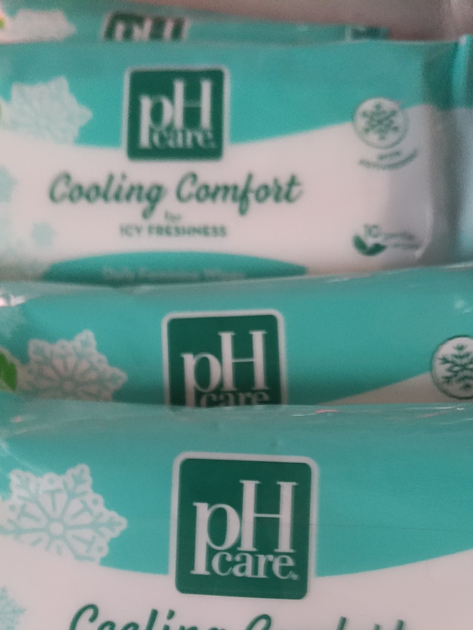 Ph Care Cooling Comfort Wipes 10S Hypoallergenic Feminine Care