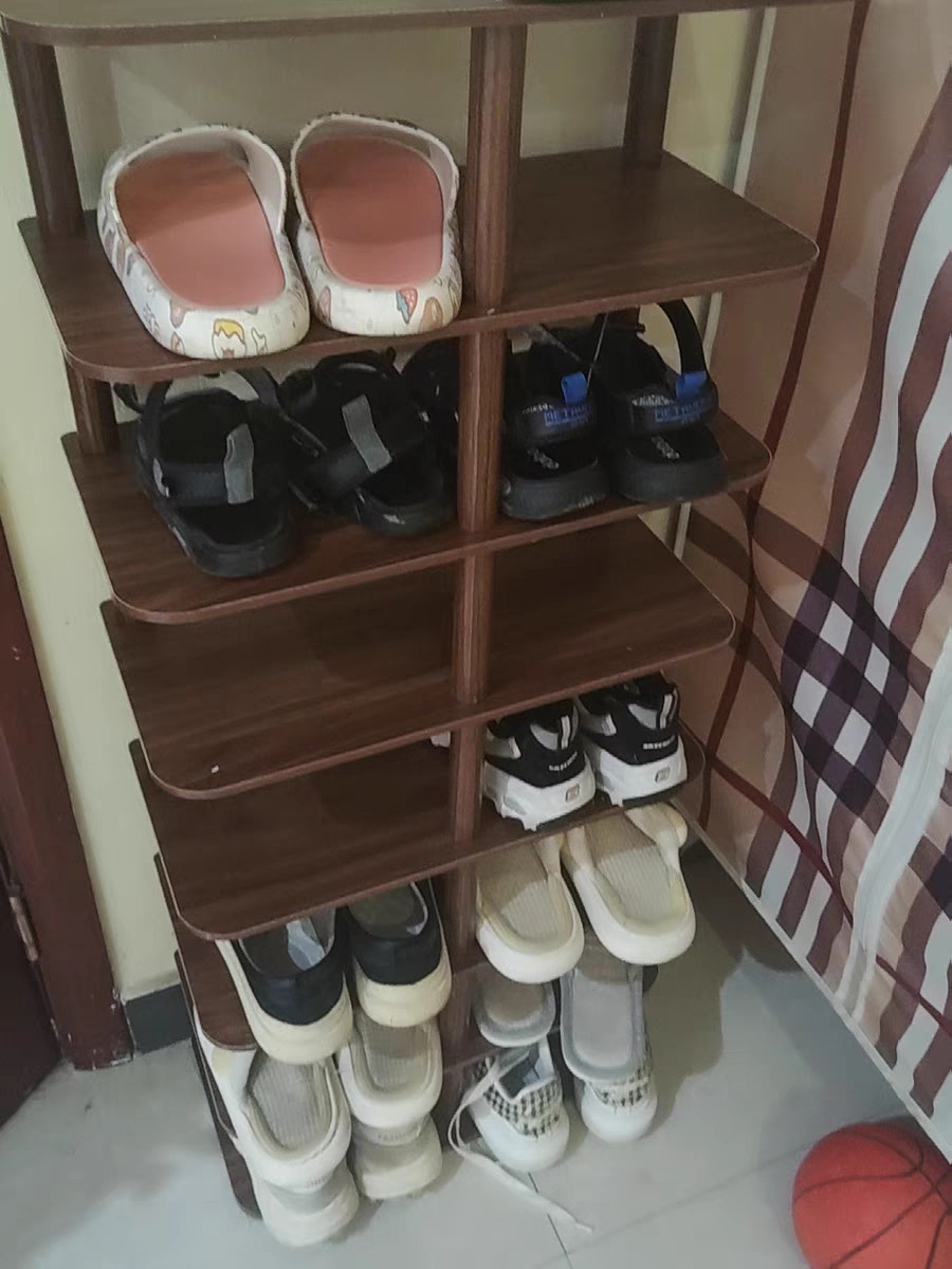 Wooden shoe store rack olx