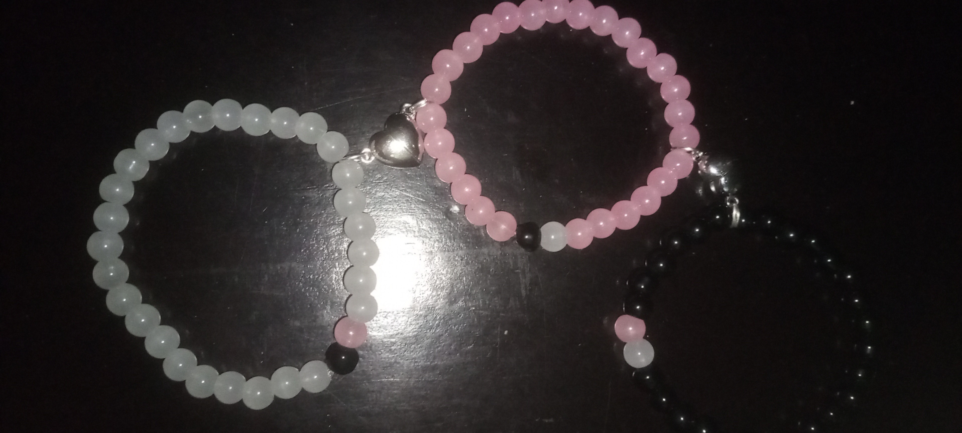 Bracelet D'Amitié Magnétique Pour 3 - Bracelets BFF Trèfle Cœur Meilleures Amies - Cadeau Anniversaire