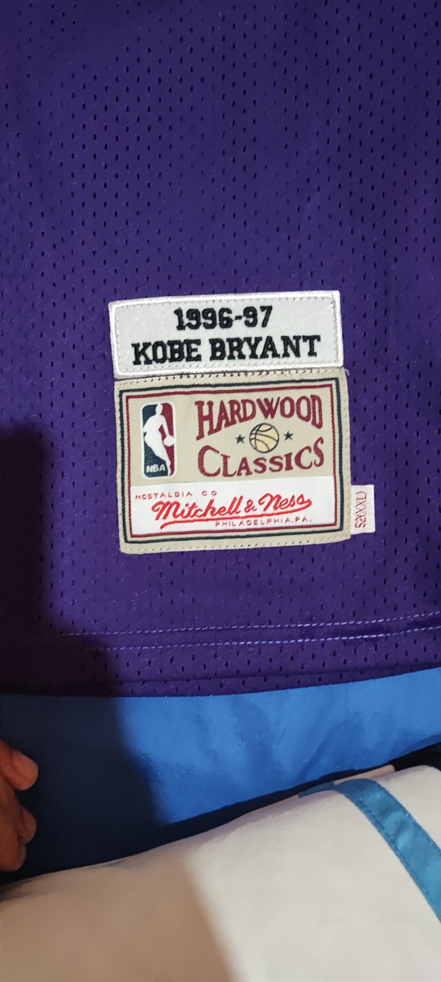 Los Angeles Lakers Kobe Bryant 1996 Authentic Jersey By Mitchell & Ness -  No. 8 - Purple - Mens