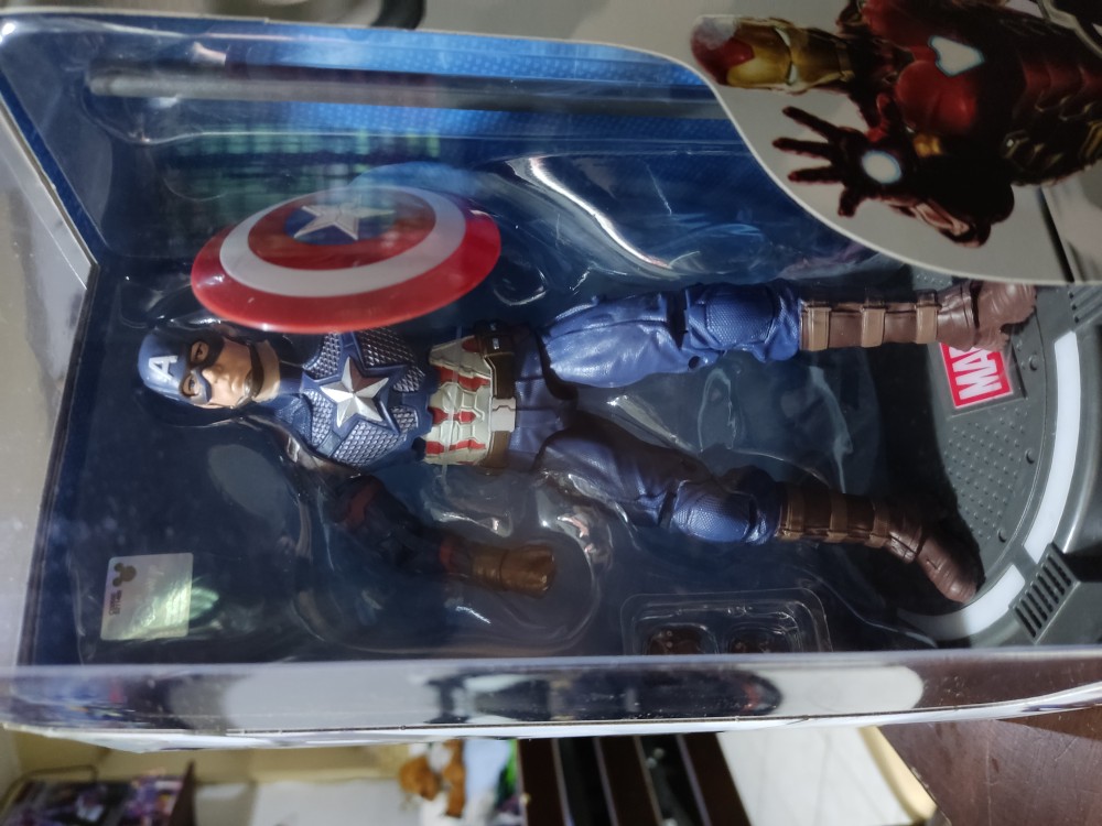 Marvel Endgame Captain America 7 Action Figure Mijolnir Shield Steve Rogers  Legends Avenger 4 Movie Spuer Hero ZD Toys Doll