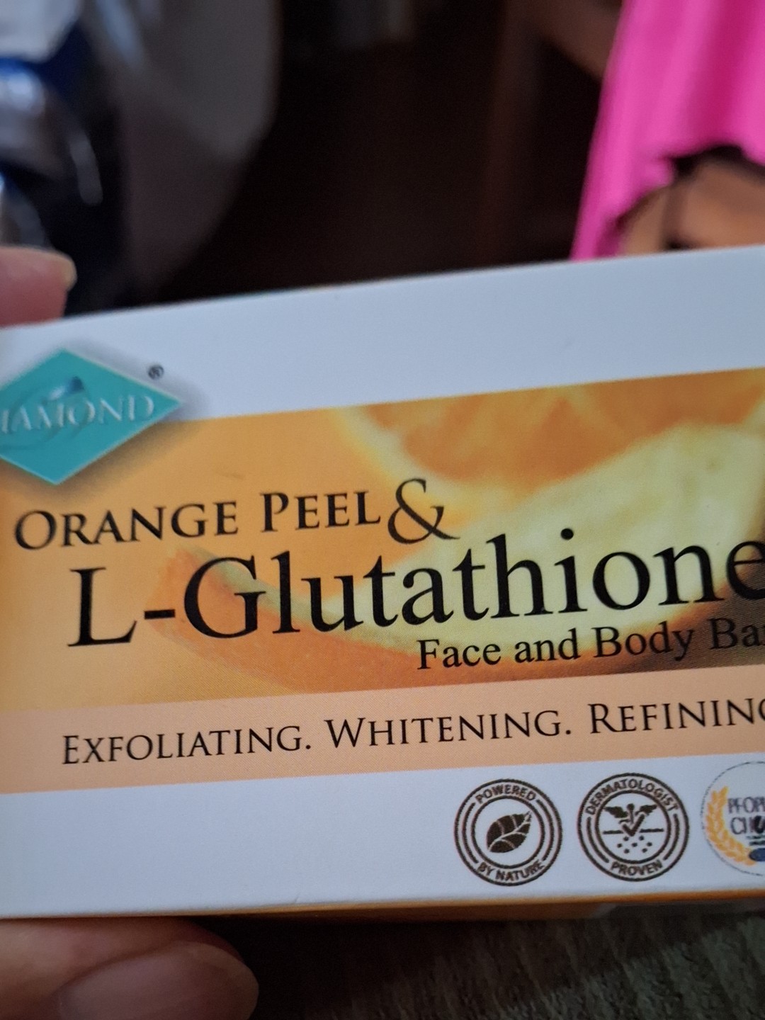 orange peel l glutathione soap review Diamond Orange Peel & L-Glutathione Soap 150g