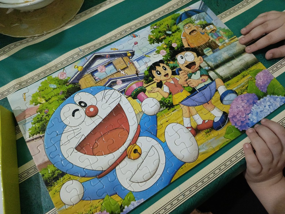 Children Jigsaw Puzzle Doraemon-8804 (108) Pieces in 1 Box