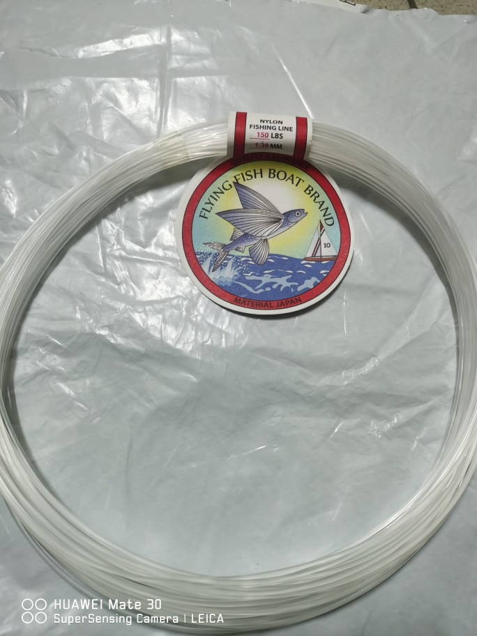 20 METER BIGSALES NO : 5 - 400 PFN White Nylon Monofilament Fishing Line /  Tali Tangsi Pancing