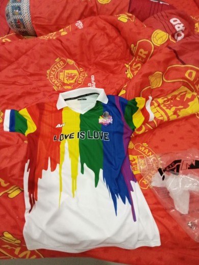 Limited Edition Ari Monday Knights FC Love Is Love Player Genuine Official  Football Soccer Jersey Shirt - thailandoriginalmade