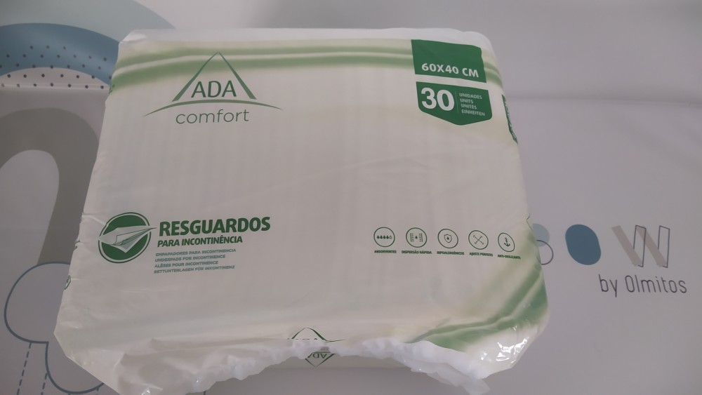 ADA 30 empapadores de Cama Bebé 60x40 cm,absorbente,hipoalergénico