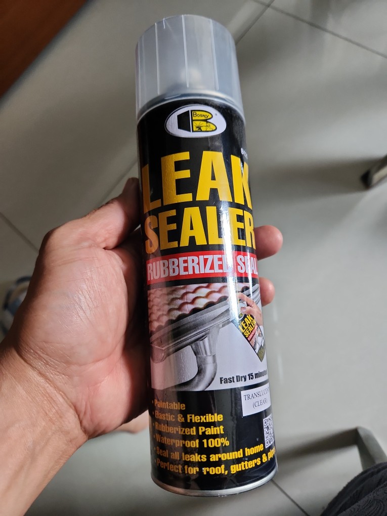 BANSOON BOSNY Leak Sealer Rubberized Seal Spray B125. Seal leaks all around  home.