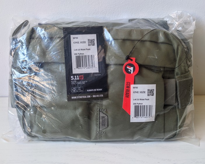 5.11 Tactical LV6 2.0 WAIST PACK Bag Python, One Size Style 56702