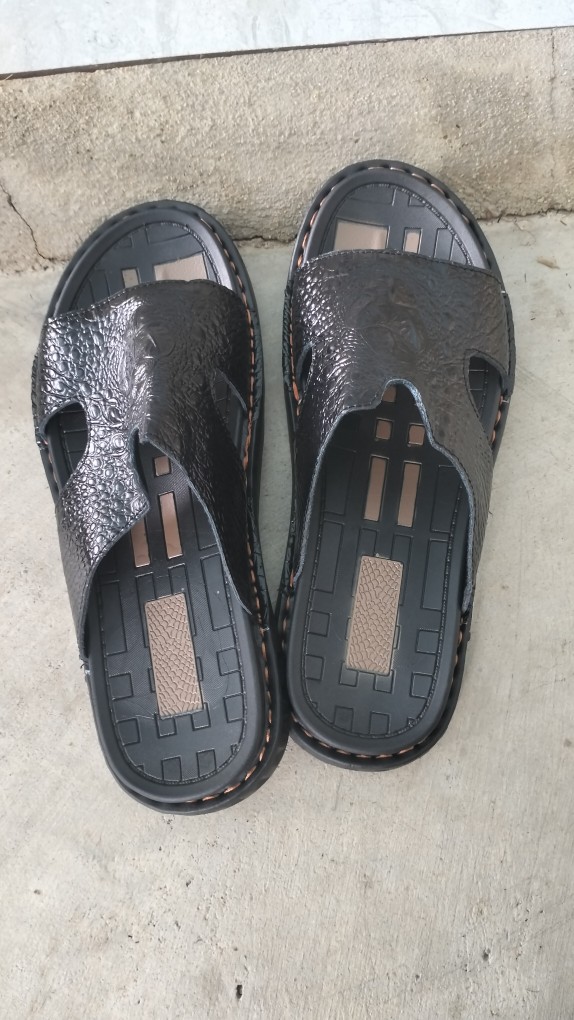 DEKABR New Summer Men Sandals Leather Designer Slippers Men Flip