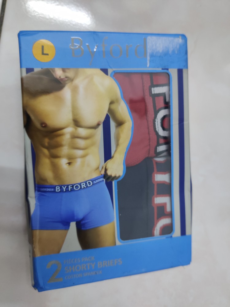 5 Pcs) Byford Mens Microfibre Spandex Mini Brief Underwear Assorted Colours  - BUD5237M