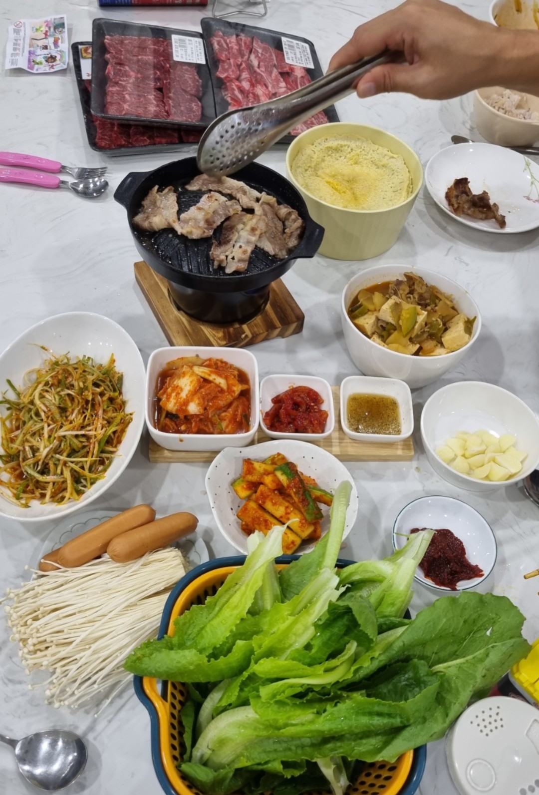 Korean Food Things Needed For Samgyupsal At Home Pork Belly