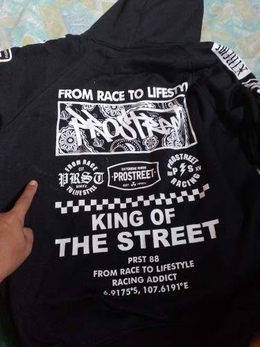 Jaket Hoodie Prostreet KING OF THE STREET Culture Pride Pria