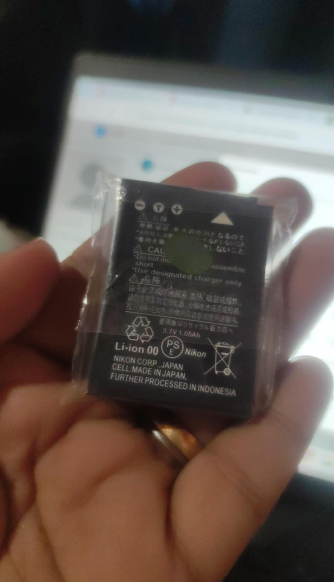 DSTE 2 stuks EN-EL12 batterijen (1600mAh/3,7V) compatibel met Nikon Coolpix S620 S630 S6000 S6100 S6200 S6300 S8000 S9050 S9100 AW120s