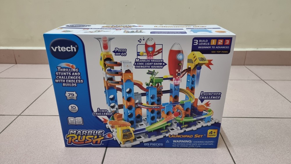 Vtech Marble Rush Launchpad Set Thrilling Stunts And Challenges Builds 