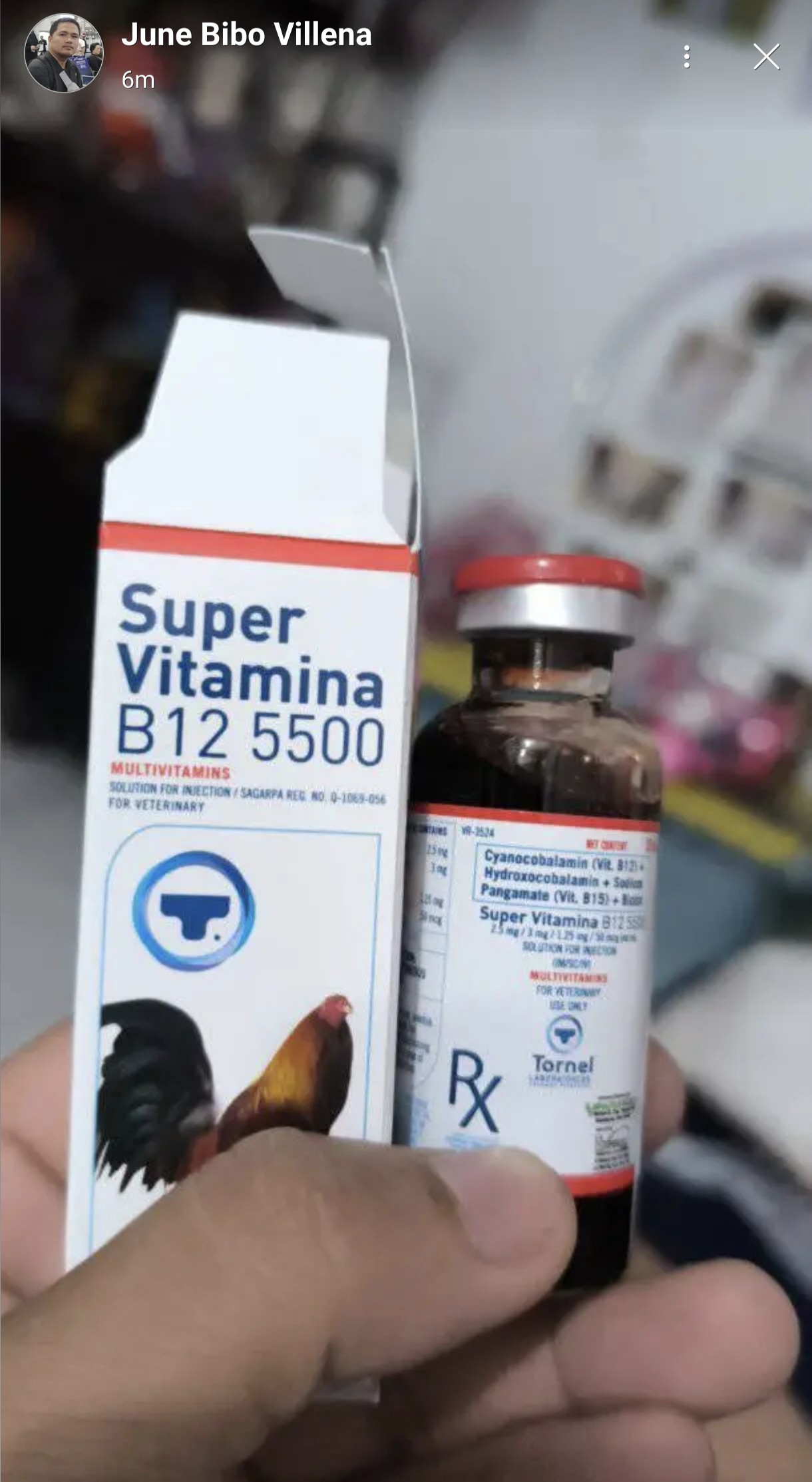 super vitamina b12 5500 injectable Cobalamin (vitamin B12) and Folate Deficiency main image 0