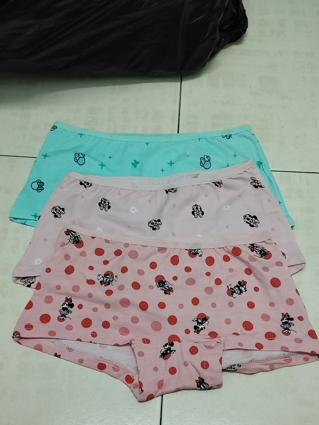 3 Pcs ) Forest x Disney Ladies Cotton Spandex Midi Panties Assorted Colours  - WLD0004D