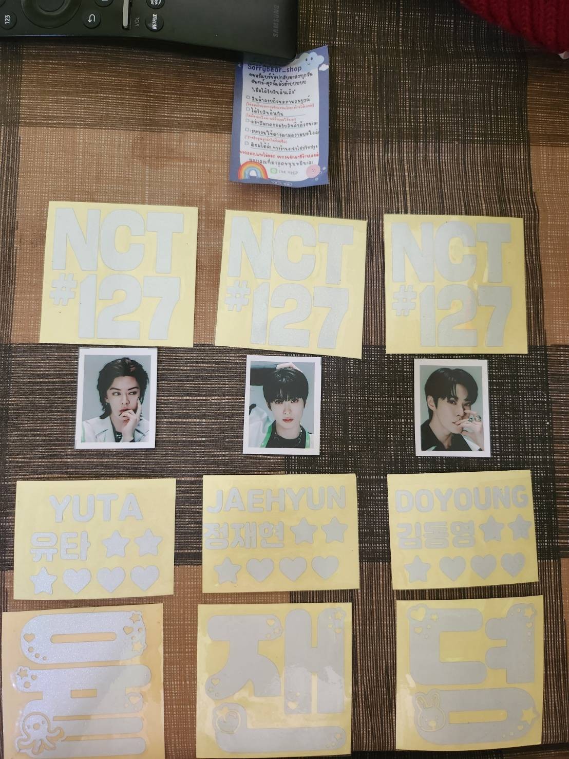 210824】NCT127 NCT Sticker ビーズ キーホルダー 韓国 【公式通販】