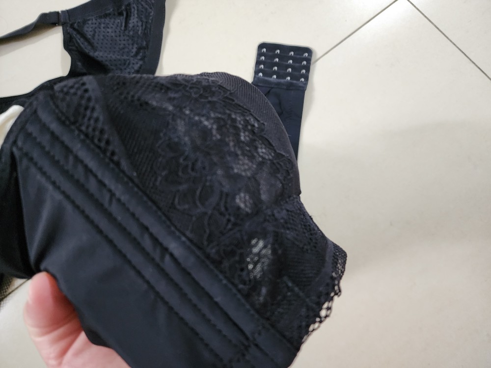 READY STOCK KL) Plus Size FELLO Sexy Women Lady Ribbon Beautiful Lace Push  Up Breast (CDE) Cup Support Firm With Padded Non Wire Bra (FREE EXTENDER)