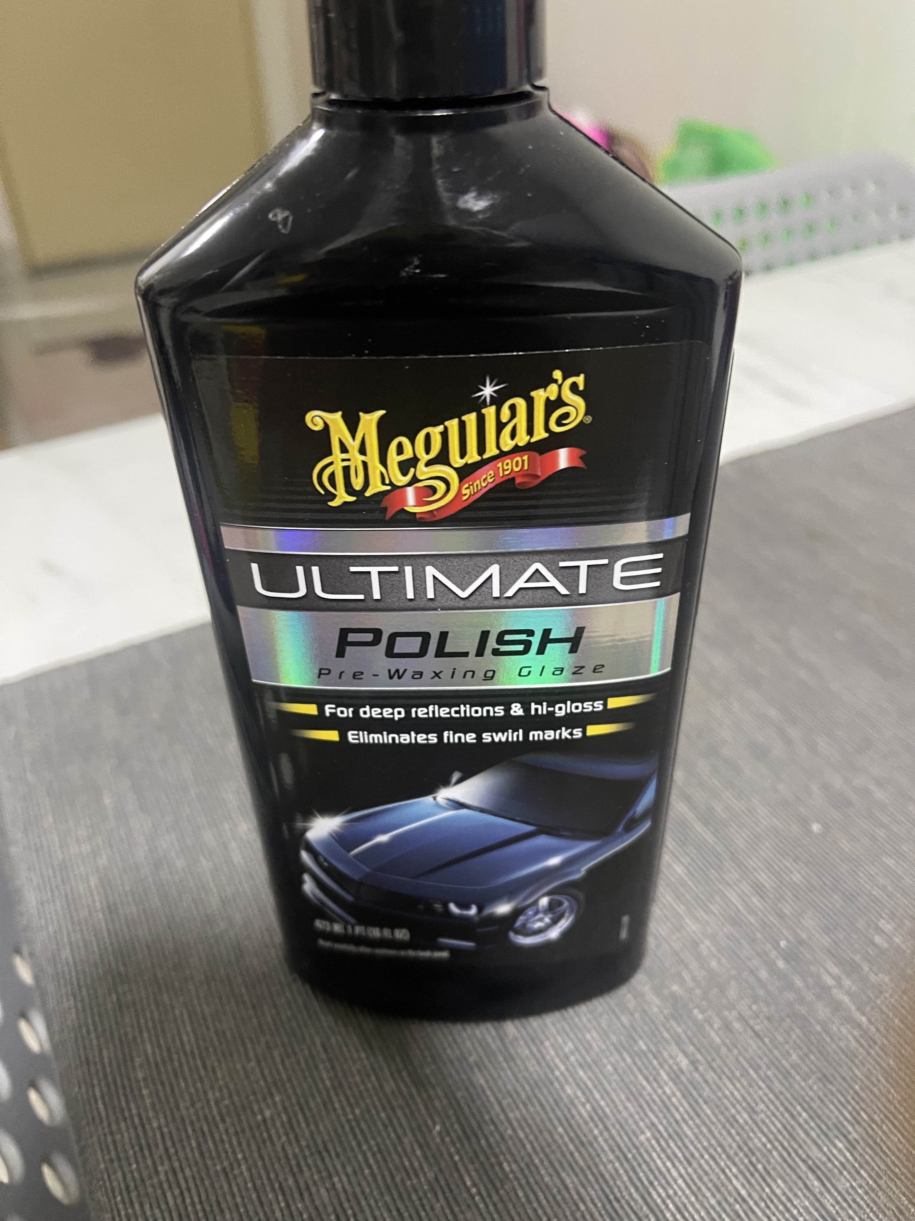 Meguiar's Malaysia on Instagram: Meguiar's Ultimate Polish is the final  step before waxing for maximum gloss and reflectivity. Rich polishing oils  add a deep, rich, wet look to paint especially on dark
