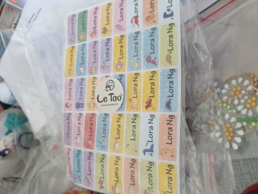 80 PCS Name Tag Sticker Customize Stickers Waterproof Personalized