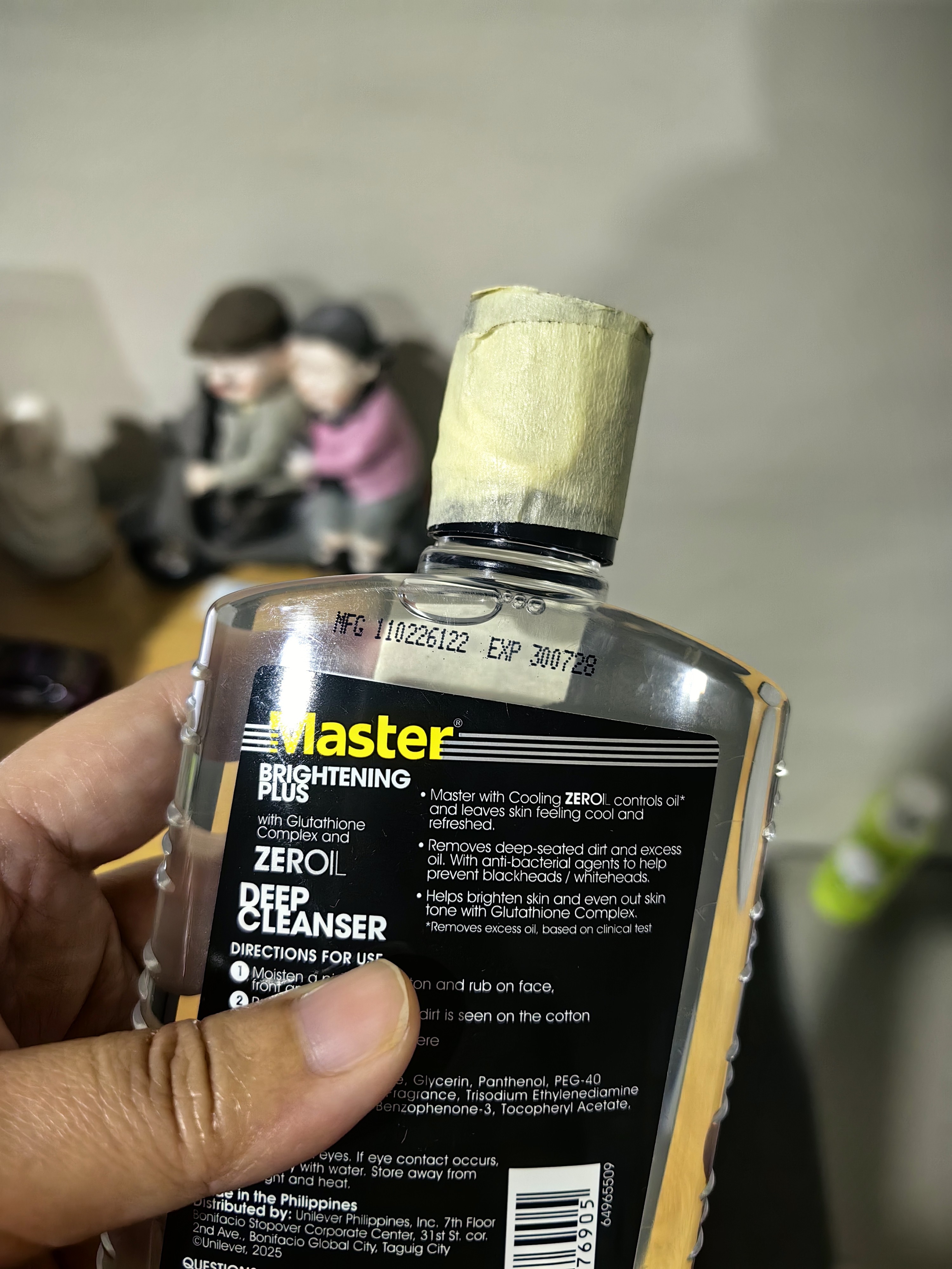 master facial cleanser with glutathione Master Deep Cleanser Brightening Plus 225ml