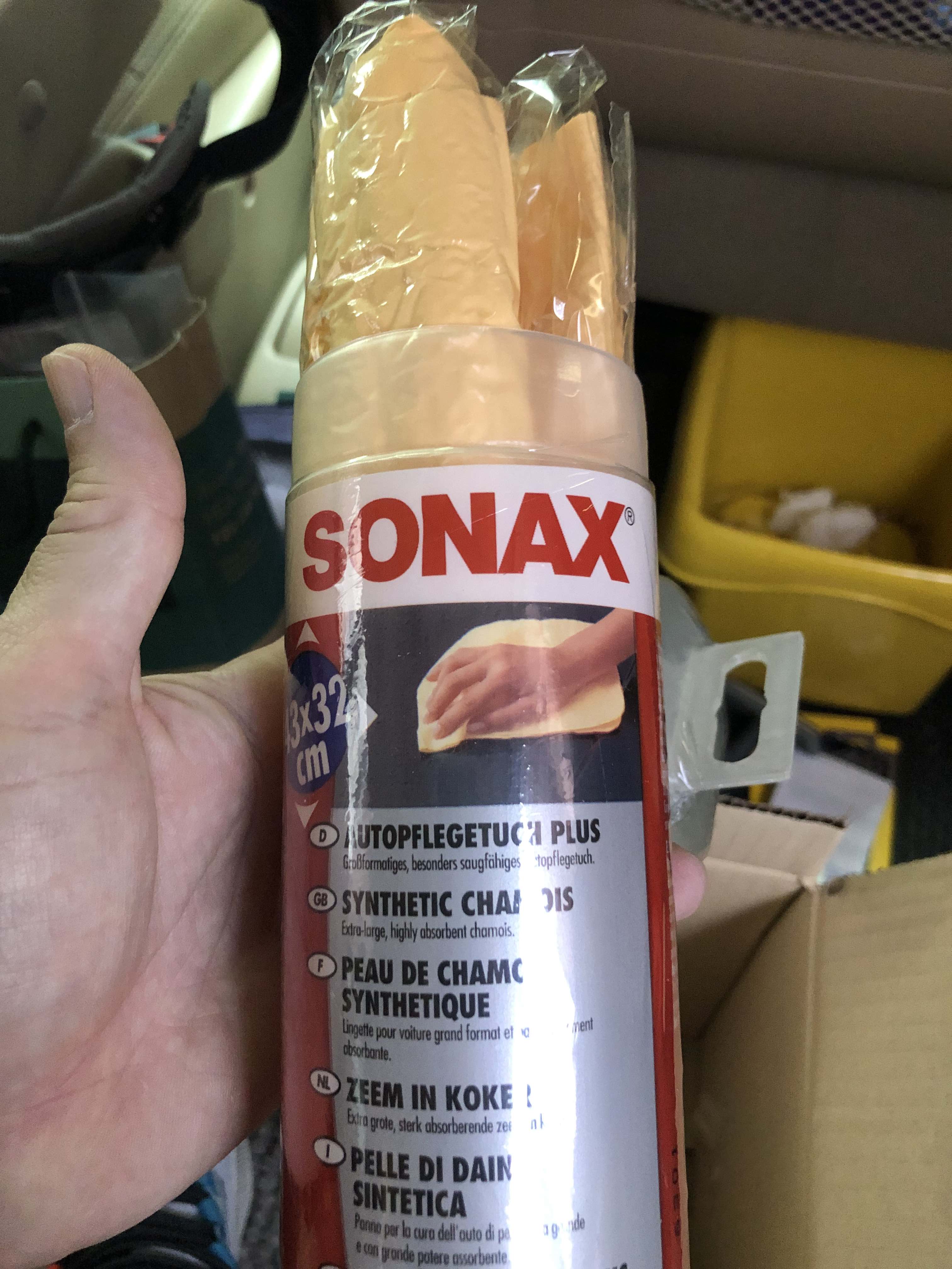 SONAX peau de chamois synthétique pour voiture