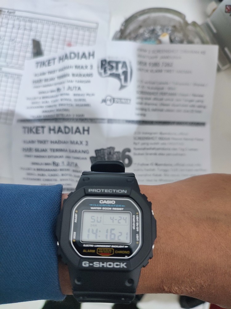 CASIO ORIGINAL - CASIO G-SHOCK - DW-5600BB-1D - Hitam - NEW - Jam dunia  JD18 # Jam Tangan Pria Cowok Anti Air G SHOCK GSHOCK GSHOK SOK DIGITAL  Analog + CASIO DW