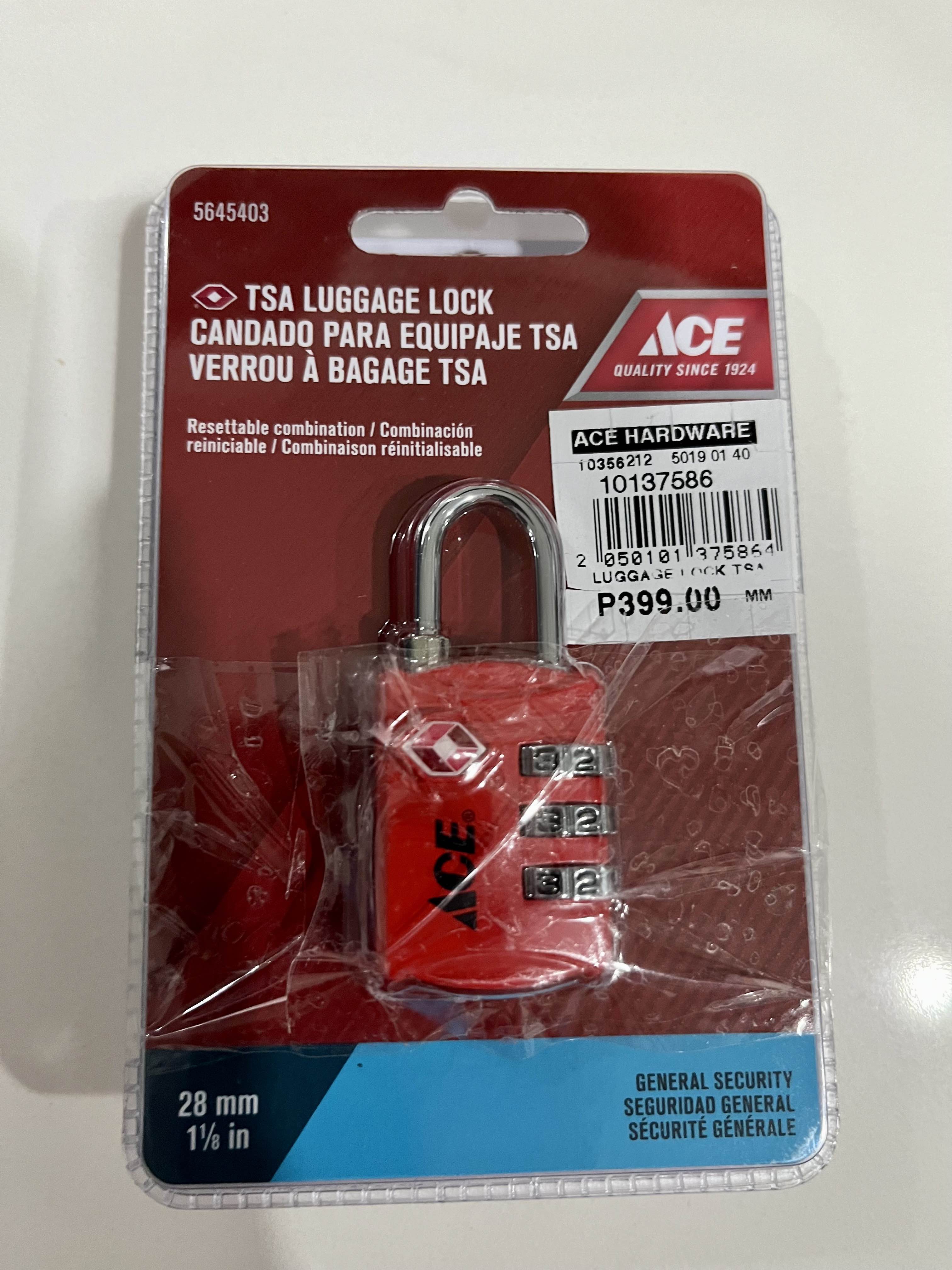 Ace tsa luggage lock online