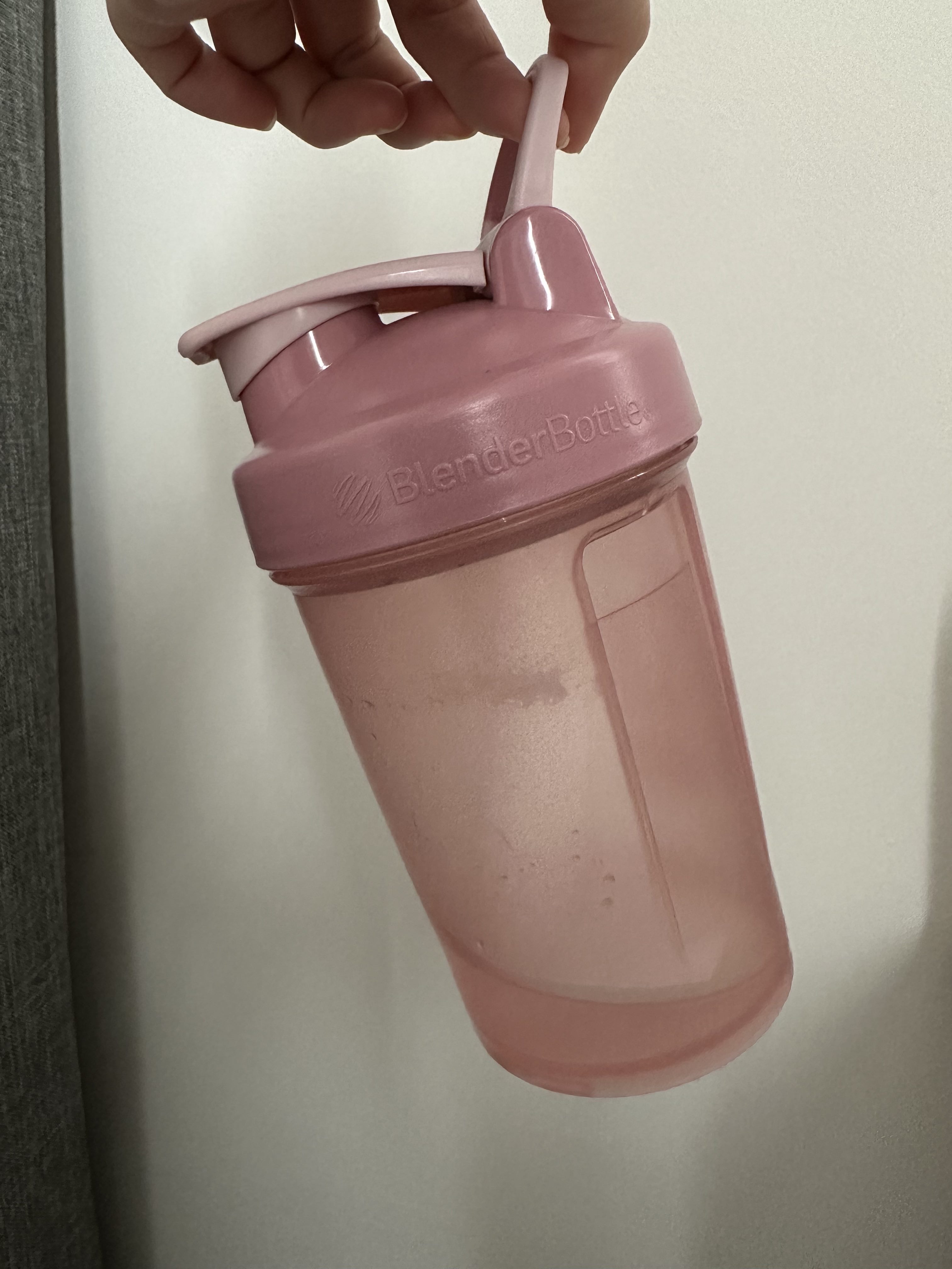 BlenderBottle ProStak 22 oz Pink Shaker Cup with 2 Attachable Storage Jars  and Vitamin Tray Inside 