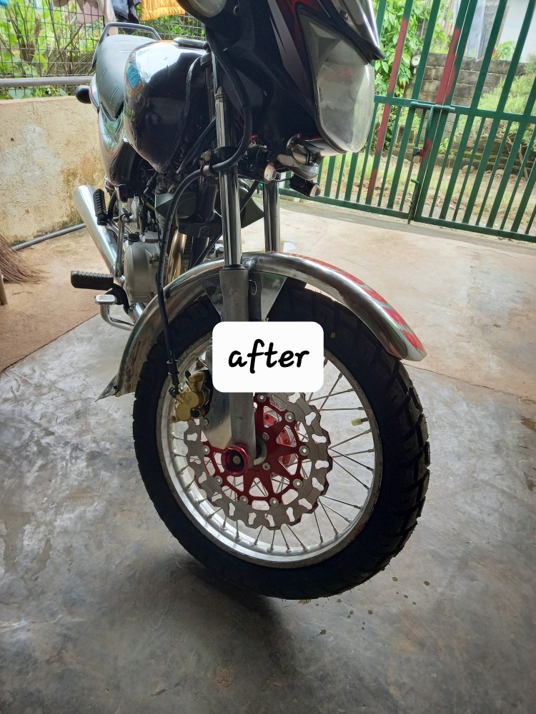 Bajaj ct discount 100 disc brake