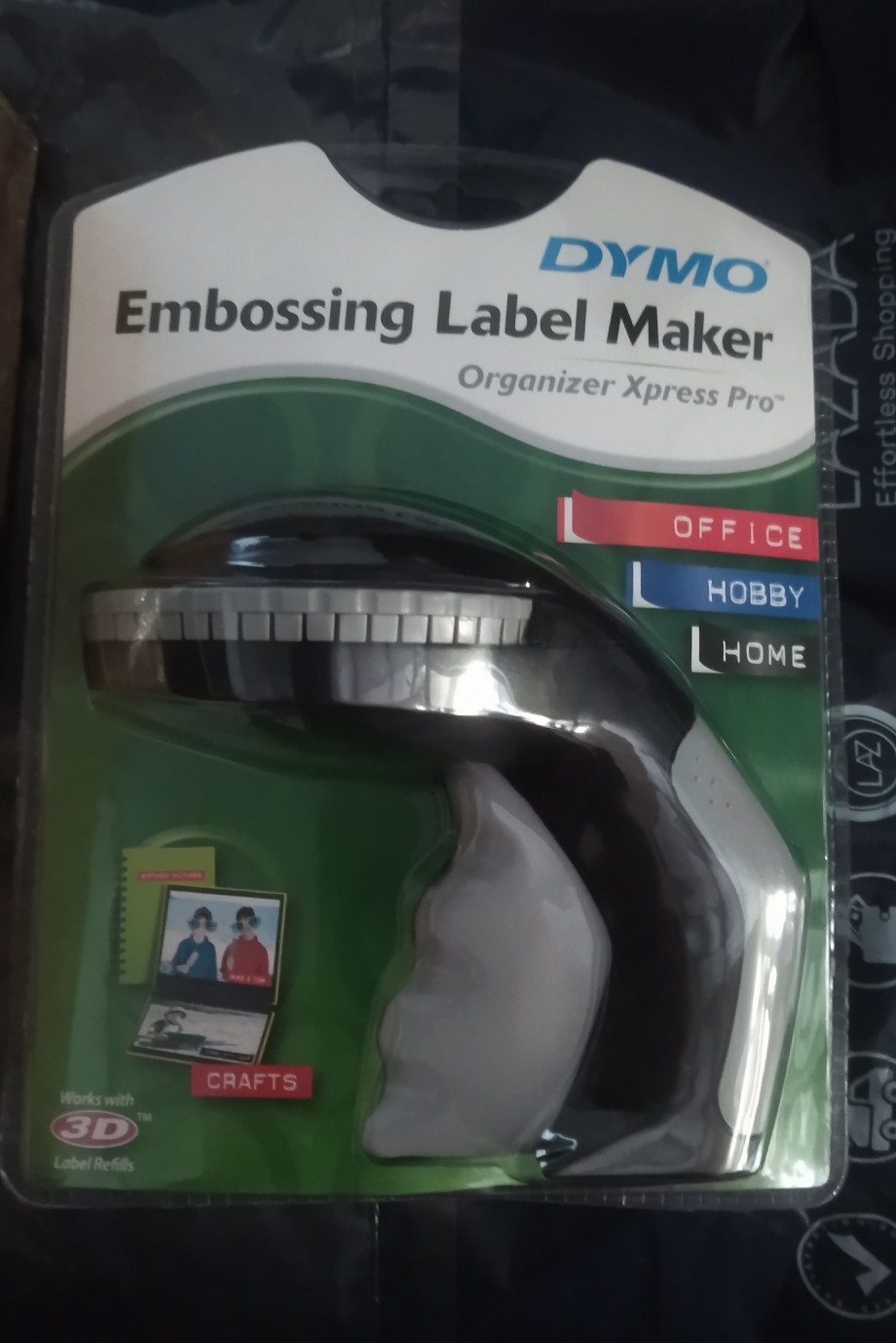 DYMO Embossing Label Maker with 3 DYMO Label Tapes | Organizer