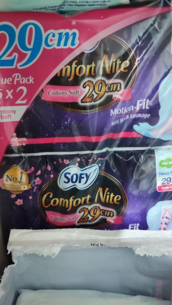 Sofy Comfort Nite Cottony Soft Wing 29cm (16S X 2)