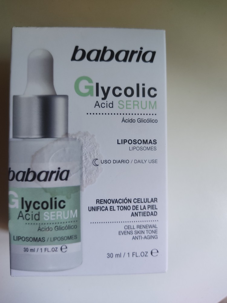 Babaria Serum Ácido Glicólico, 30 ml.