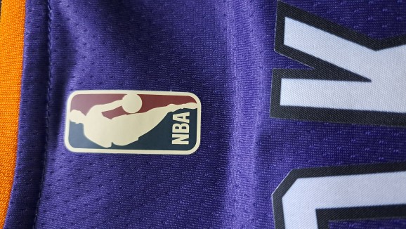 Phoenix Suns Devin Booker 1 2022-23 Classic Edition Purple Jersey Swingman  - Bluefink