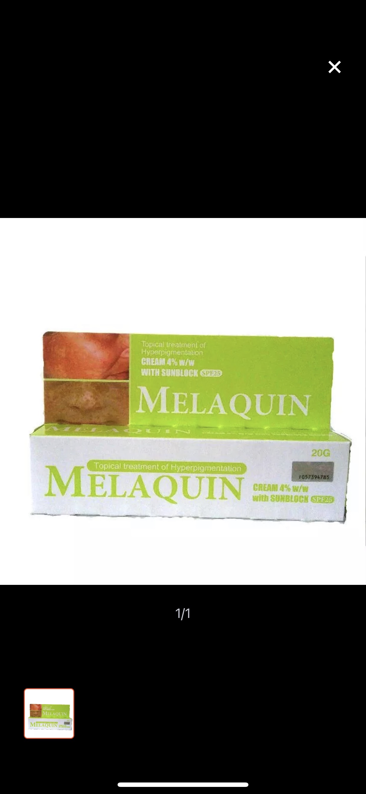 melaquin cream with sunblock