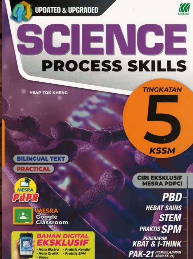 Mrbookery Science Process Skills Kssm Tingkatan 1 2 3 4 5 2022 Bilingual Lazada