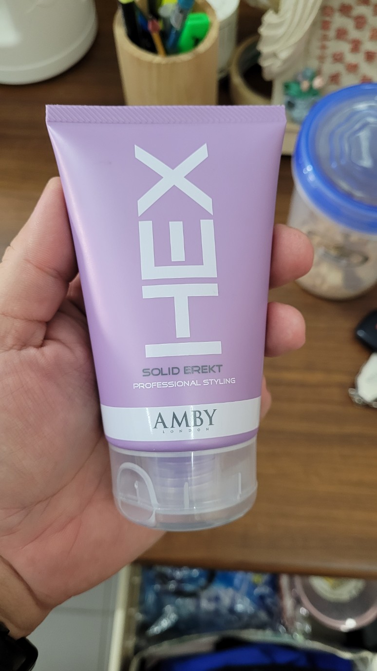 CLEARANCE]Amby Hex Solid Erekt (Purple) 100g Hair Wax Men