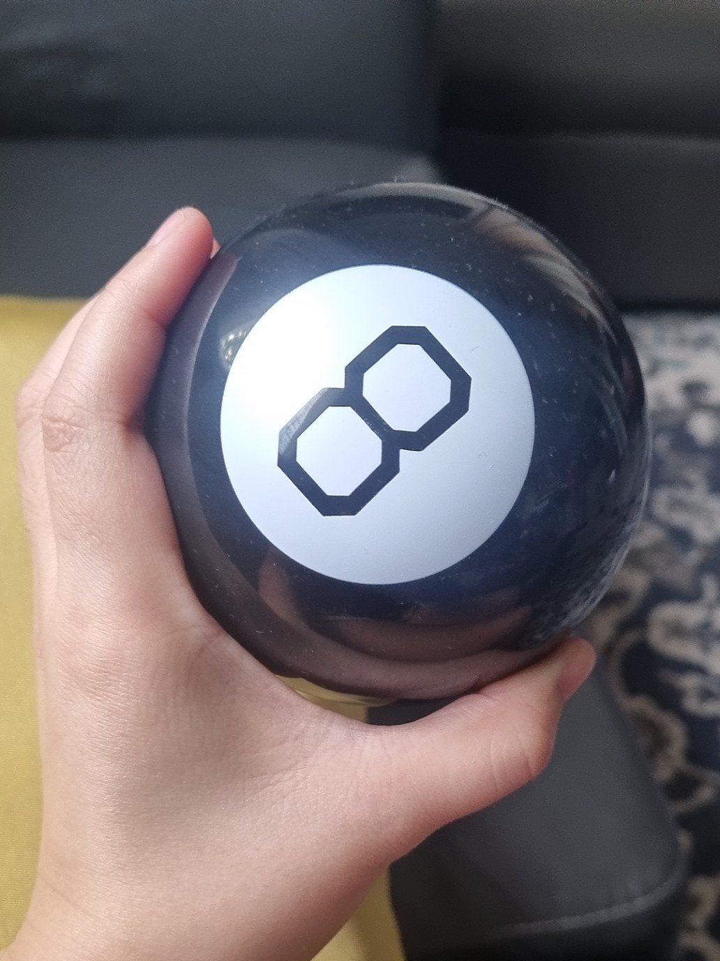 Balle Magique Noire De 10cm, Accessoires De 8 Réservations