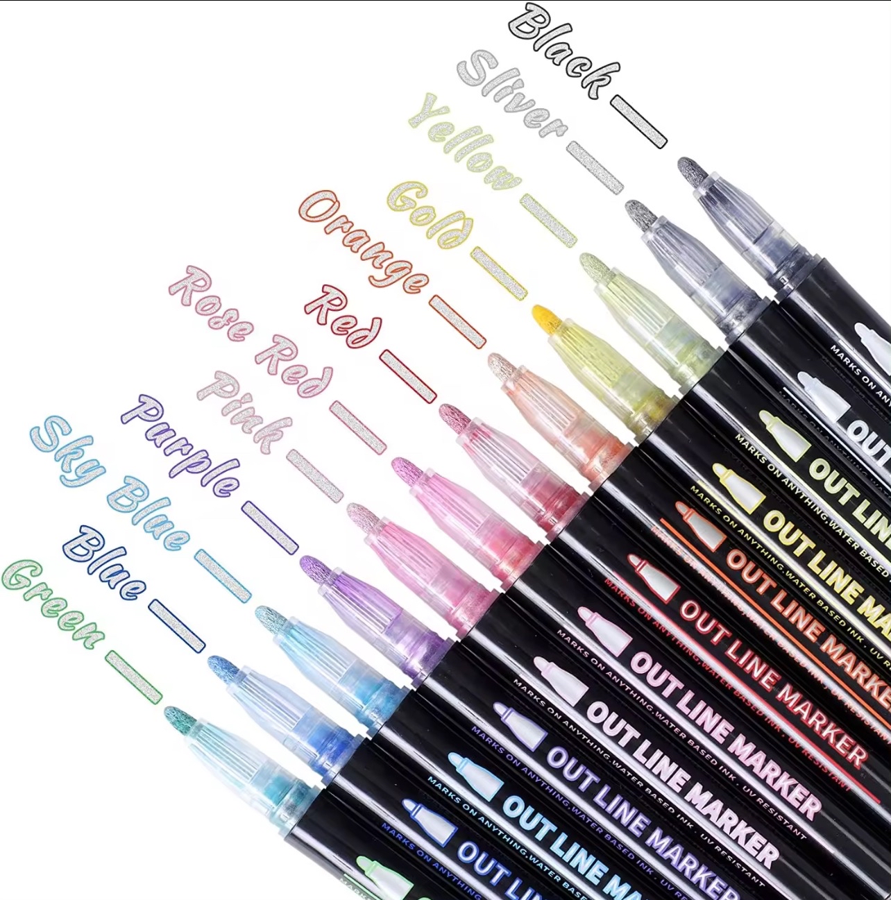 12 Colors Rainbow Pencils, 10 mm Thick Jumbo Colored Pencils for