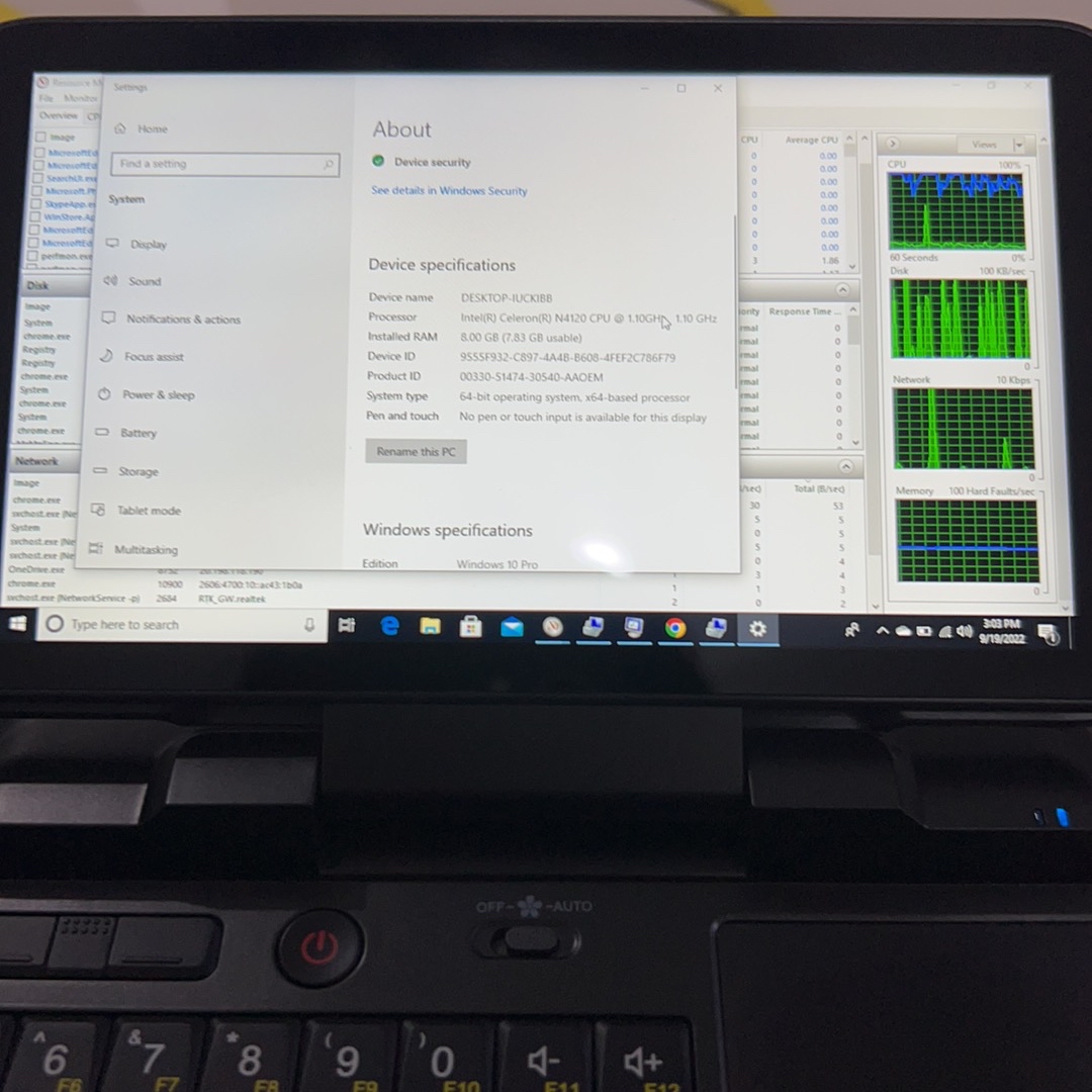  GPD Micro PC [256GB M.2 SSD Version] 6 Inches Mini Industry  Laptop [Latest HW Update CPU Celeron Processor N4120] Portable Laptop  Computer Notebook OS Win 10 Pro,Ubuntu Mate 18.10,8GB RAM 