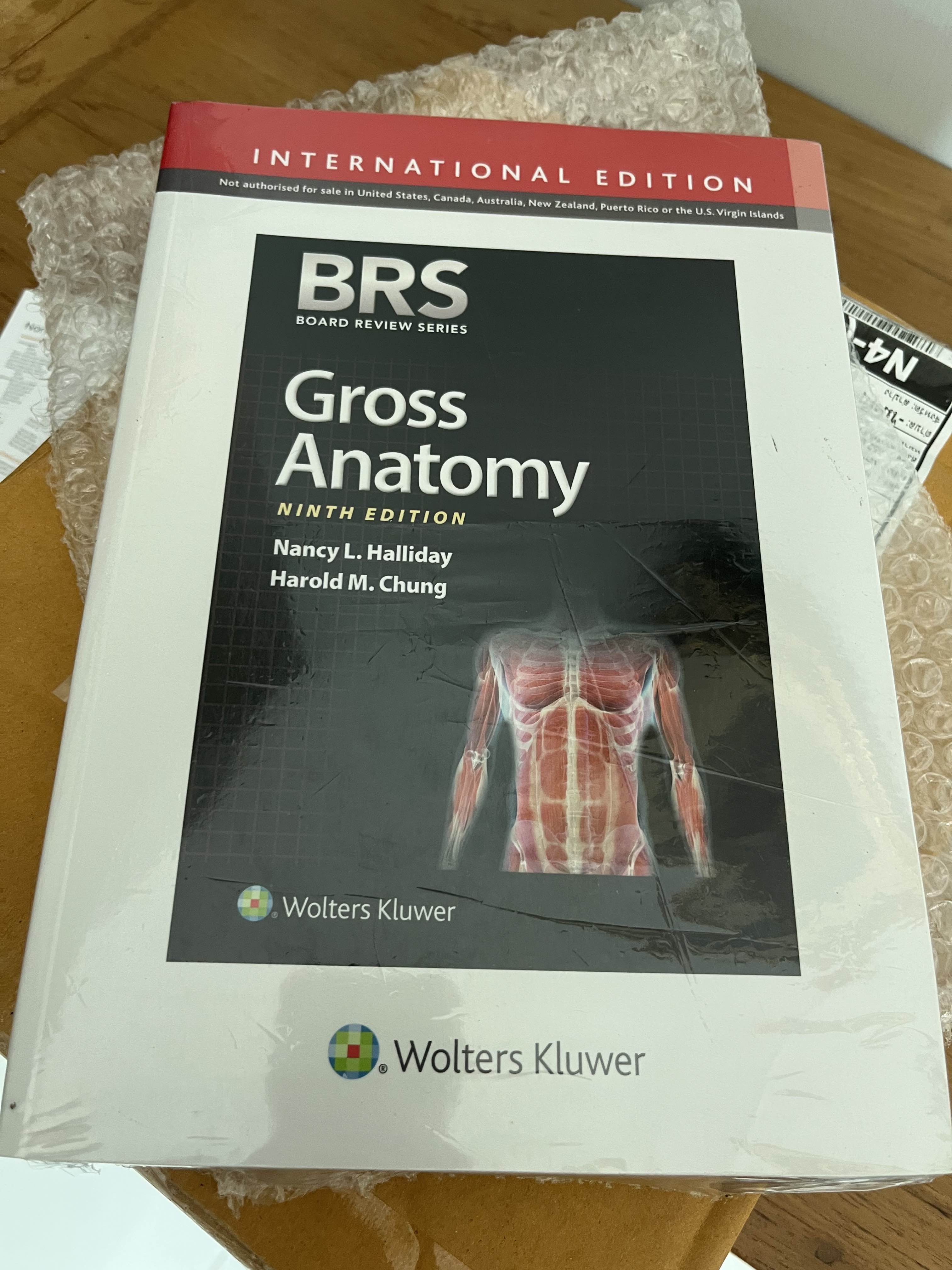 BRS Gross Anatomy (Board Review Series) [ペーパーバック] Halliday