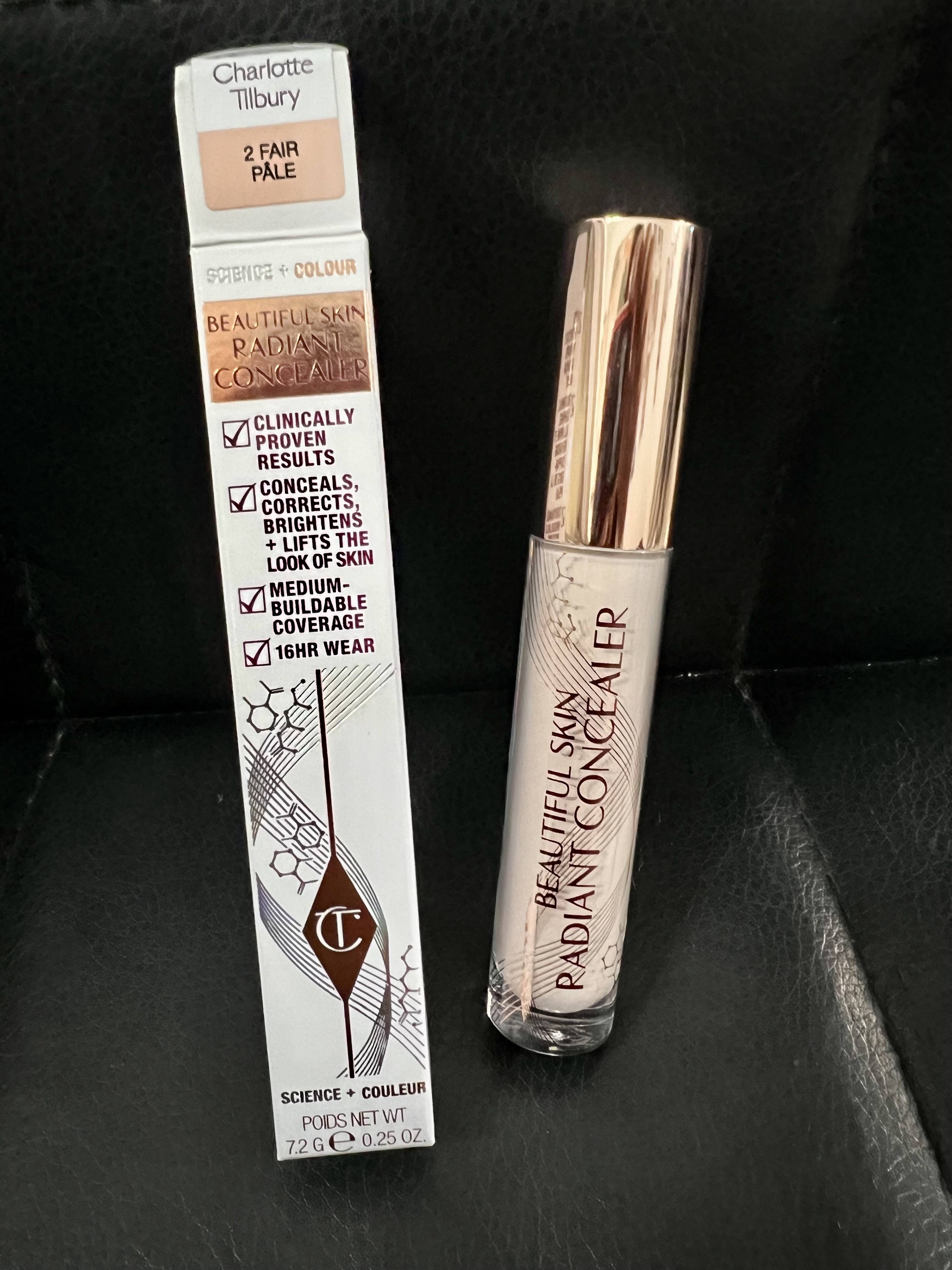 Charlotte Tilbury Beautiful Skin Radiant Concealer – 7,2 G, Mittlere Deckkraft, 16 Stunden Halt