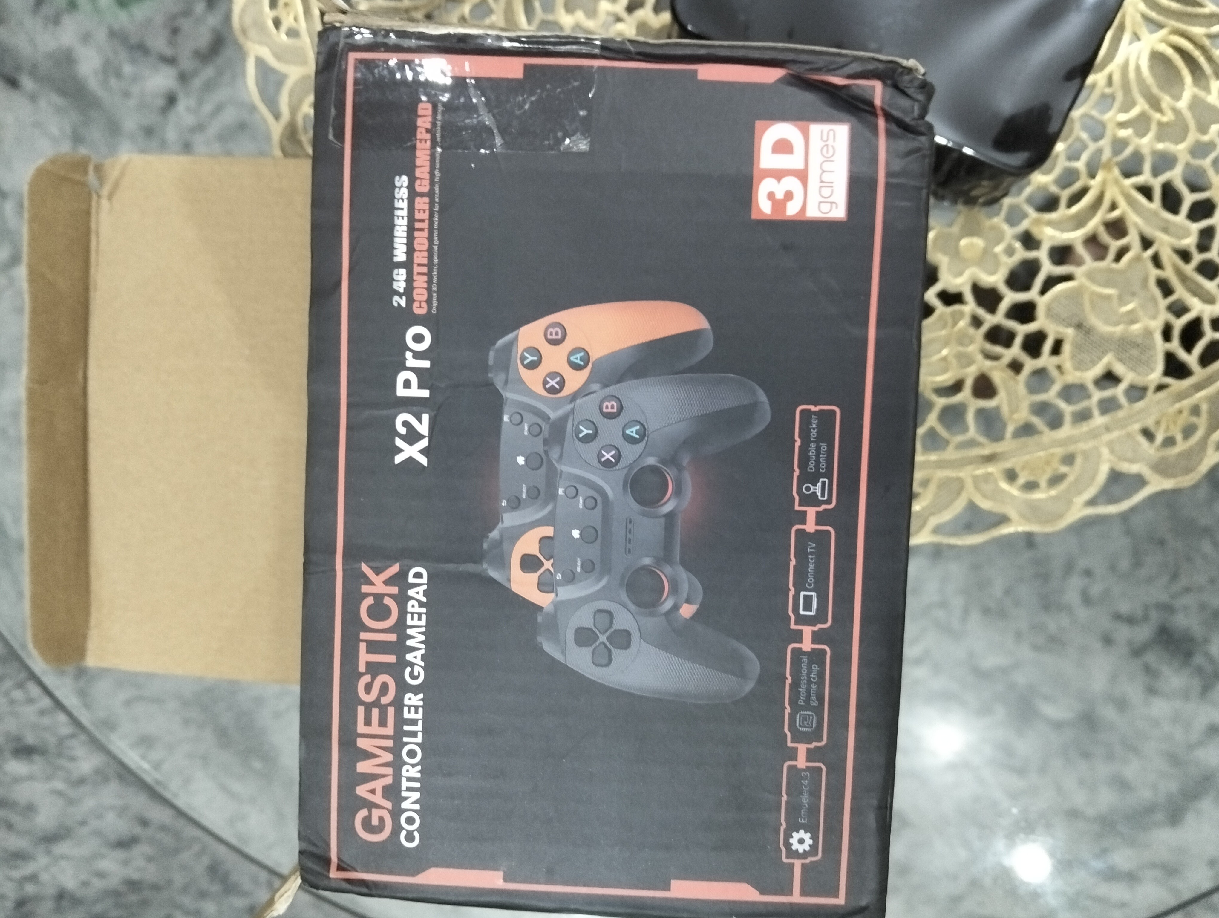 2025 X2 Pro 128GB Game Stick – 41000+ Built-in Games, 4K Retro Console, Wireless